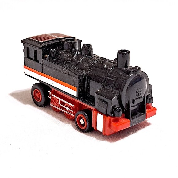 Vintage 1984 GoBot Toys Blue Dump Truck Robot and Red/Black Transformer Train - Picture 6 of 16